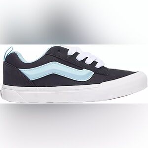 Vans Knu Skool Kids Sneakers Size 6.5 Retro Sport Grey/Blue Skate Shoes